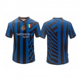 Inter Maglia Home Replica 2024/25, Neutra, Junior, Ellepiu - NER/AZZ (Nero/Azzurro)