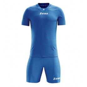 Zeus KIT Maglietta+Pantaloncino PROMO, Calcio COLORE (AZZURRO/Bianco) ROYAL
