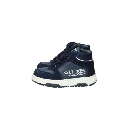4US Sneakers Infant Con Lacci e Cerniera, By  Paciotti - BLU (Blue/Bianco)