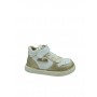 4US Sneakers Alta Infant Con Lacci Elastici e Strappo, By Paciotti - PLA (Platino)