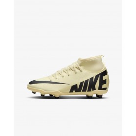 Nike Scarpette da Calcio Junior Superfly 9 Club FG/MG, Unisex - 700 (Lemonade/Black)