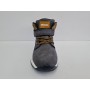 Melania Sneakers Alte Bambino Con Strappo e Lacci - BLU/GRI (Blue/Grigio)