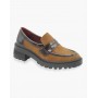 Stile di Vita Mocassino Donna In Pelle Con Sottopiede Estraibile - TDM (Testa di Moro/Bruciato)