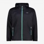 CMP Giacca Uomo Packable in Ripstop Con Cappuccio Fisso - U423 (Antracite)
