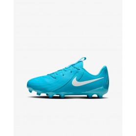Nike Scarpette Calcio Junior Phantom GX Accademy FG/MG - 400 (Blue Fury/White)