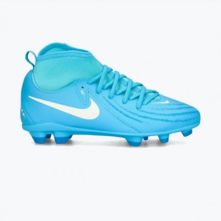 Nike Scarpette Calcio Junior Phantom Luna II Club FG/MG - 400 (Blue Fury/Bianco)