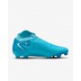 Nike Scarpette Calcio Unisex Phantom Luna II Academy FG/MG - 400 (Blue Fury/Bianco)