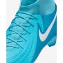 Nike Scarpette Calcio Unisex Phantom Luna II Academy FG/MG - 400 (Blue Fury/Bianco)