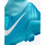 Nike Scarpette Calcio Unisex Phantom Luna II Academy FG/MG - 400 (Blue Fury/Bianco)