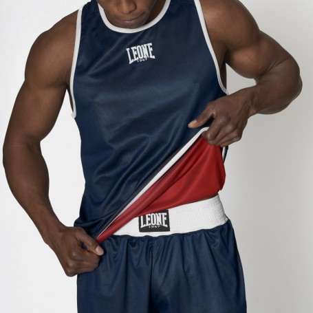 Leone 1947 Canotta Boxe Uomo Double Face - 21 (Red/Blue)