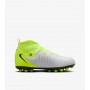 Nike Scarpette Calcio Junior Phantom Luna II Academy AG - 003  (Metallic Silver/Black-Volt)