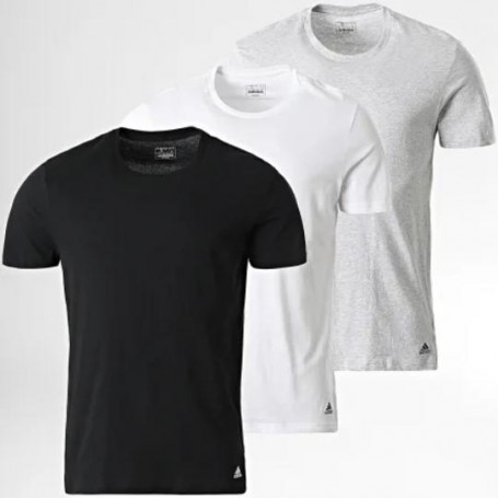 Adidas Confezione da 3 Pezzi T-Shirt Intima Uomo Active Core Cotton - MUL (Colori Misti)