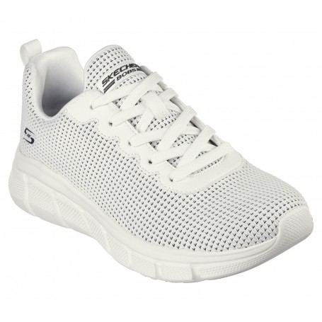 Skechers Scarpe Donna Bobs B Flex-Visionary Essence, Memory Foam - /W (Bianco)