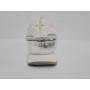 W6YZ Sneakers Bambina Jet-J Con Glitter In Pelle e Nylon - 1N52 (Bianco/Grigio)