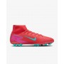 Nike Scarpette da Calcio Unisex Zoom Superfly 10 Academy AG - 800 (Ember Glow/Aurora Green)