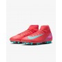 Nike Scarpette da Calcio Junior Zoom Superfly 10 Academy AG - 800 (Ember Glow/Aurora Green)