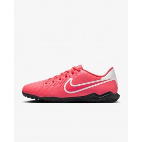 Nike Scarpette Calcetto Unisex Legend 10 Club TF - 800 (Hot Lava/Bianco)