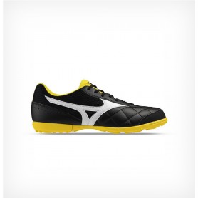 Mizuno Scarpette Calcetto Unisex Morelia Sala Club TF - 11 (Nero/Bianco/Giallo)