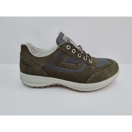 Grisport Scarpe Uomo in Pelle Scamosciata e Tessile, Linea Active - 73MA (Oliva)