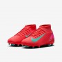 Nike Scarpette Calcio Junior Superfly 10 Club FG/MG - 800 (Ember Glow/Aurora Green)