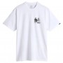 Vans T-Shirt Unisex Fine Dining, Maniche Corte - WHT  (Bianco/Nero)