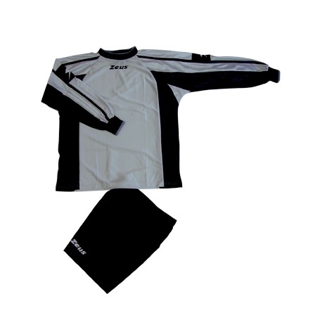  Zeus Kit Portiere Flash, maglia+pantaloncino - Taglia 'M' Art. KIPOFLA-GRI/NER (Grigio/Nero)