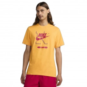 Nike T-Shirt Uomo Sportswear 6 MO Futura a Maniche Corte - 739 (Giallo Oro/Multi)