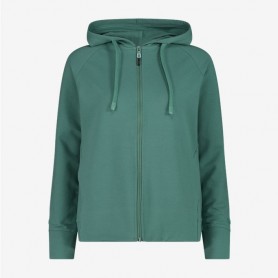 CMP Felpa Con Cappuccio Donna In French Terry - E811 (Agave)