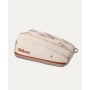 Wilson Borsa Unisex per 9 Racchette da Tennis Super Tour Roland Garros (2025) - (Crema/Argilla)