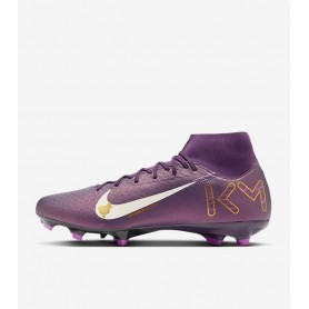 Nike Scarpe da Calcio Unisex Zoom Superfly 10 Academy"Kylian Mbappé" FG/MG -500 (Grand Purple/Pale Ivory)