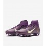 Nike Scarpe da Calcio Unisex Zoom Superfly 10 Academy"Kylian Mbappé" FG/MG -500 (Grand Purple/Pale Ivory)