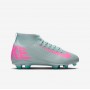 Nike Scarpette Calcio Junior Superfly 10 Club FG/MG - 301 (Ocean Cube/Pink Blast)