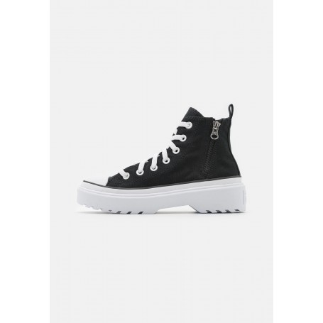 Converse Scarpe Ragazze Chuck Taylor All Star Lugged Heel Platform - (Nero/Bianco)