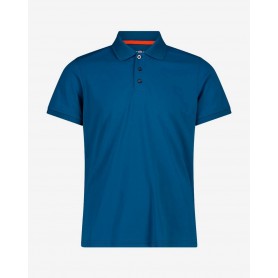 CMP Polo Uomo Tecnica in Tinta Unita, F.lli Campagnolo - L951 (Ocean)