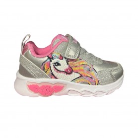 Lelli Kelly Scarpa Sneaker Bambina Christina - AG01 (Argento/Multi)