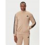 Adidas Tuta Uomo 3 Stripes Tricot TT, Sportswear - Colore : Warm Sandstone/Nero