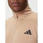 Adidas Tuta Uomo 3 Stripes Tricot TT, Sportswear - Colore : Warm Sandstone/Nero