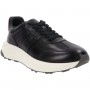 4US Sneakers Uomo in Pelle Con Lacci By  Paciotti - NER (Nero)