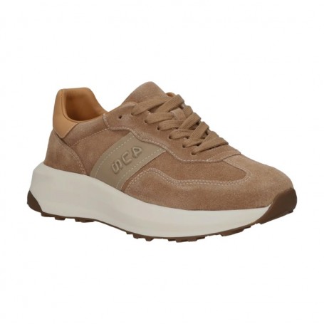 4US Sneakers Uomo in Pelle Scamosciata Con Lacci By  Paciotti - CAM (Camel)