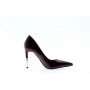 4US Decollete' Donna in Ecopelle Con Tacco By  Paciotti - BOR (Bordeaux Patent)