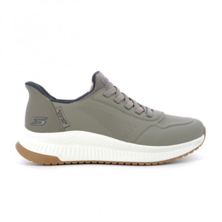 Skechers Scarpe Uomo Bobs Squad 4-Direct Step, Slip-Ins -  /OLV (Olive)