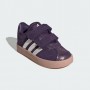 ADIDAS Scarpe VL COURT 3.0 CF I, Infant Unisex - Colore : Aurora Plum/Zero Metalic/Pink Gum