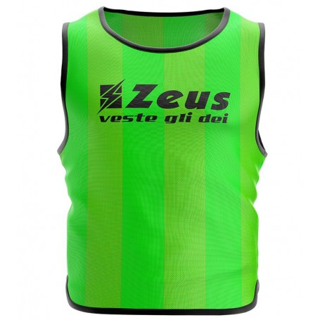 Zeus Casacca Promo, BOY, confezione da 10 casacche  (Verde Fluo)