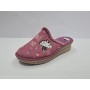 Cliawalk Ciabatte Donna In Tessuto, Happy 45, Con Zeppa - ROSA (Rosa/Multi)