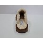 Cliawalk Ciabatte Donna In Tessuto Con Risvolti in Pelliccia - MAR (Marrone)