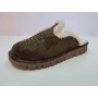 Cliawalk Ciabatte Donna in Tessuto con Risvolti In Pelliccia - VER (Verde)