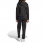 Adidas Tuta Donna Linear Con Cappuccio - Colore : Nero/Bianco