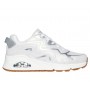Skechers Scarpe Ragazza Uno Gen1-Wavy Shimmer, Linea Street - /WSL (White/Silver)