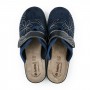 Inblu Ciabatte Donna In Tessuto Con Strappo e Zeppa - 004 (Blue/Multi)
