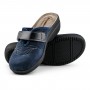 Inblu Ciabatte Donna In Tessuto Con Strappo e Zeppa - 004 (Blue/Multi)
